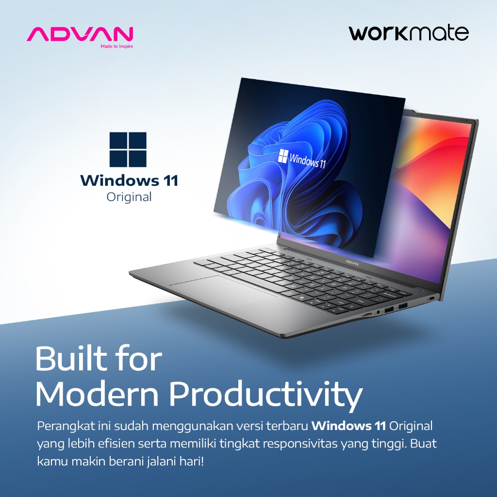 Butuh Laptop Untuk Bantu Awal Kariermu? ADVAN Laptop WorkMate Jawabannya!