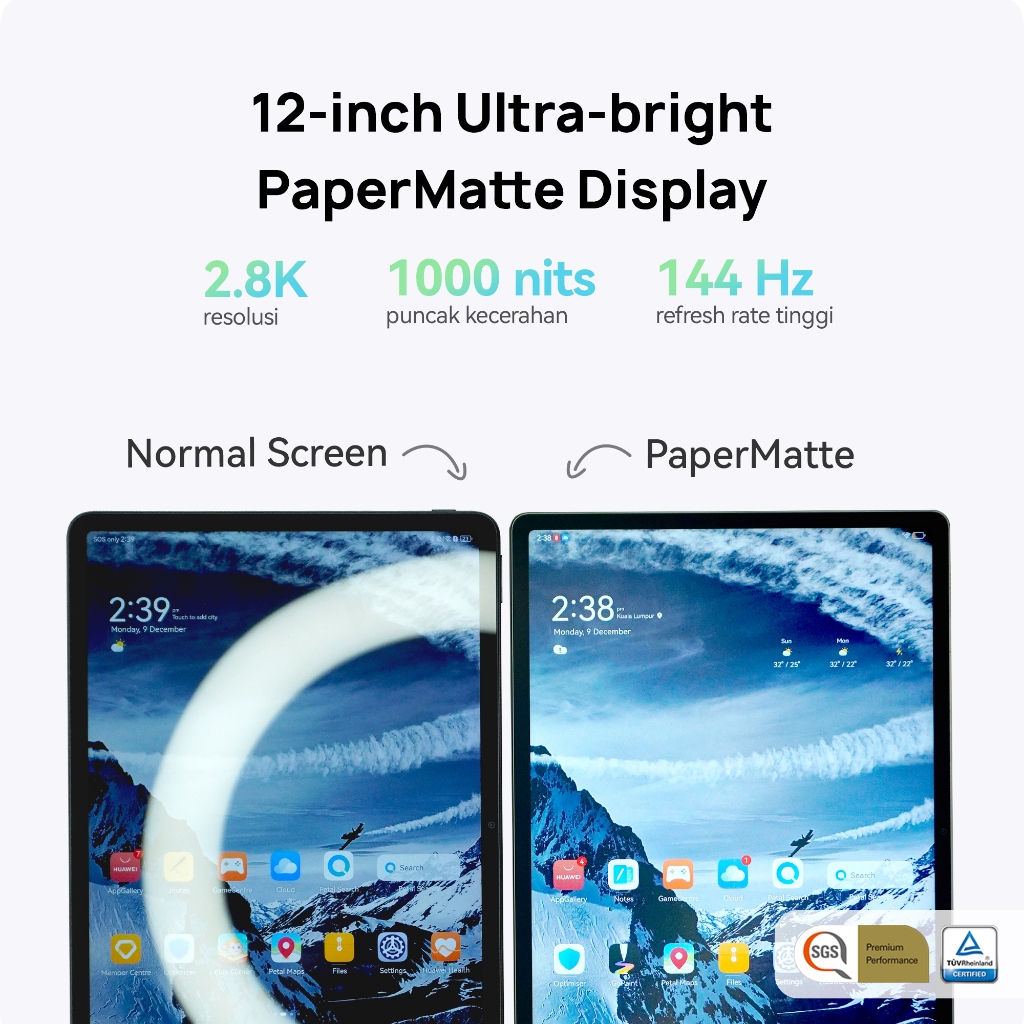 HUAWEI MatePad 12 X Tablet, Produktivitas Ala PC Hanya dalam Genggaman