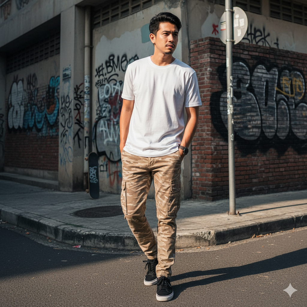 Tips Styling Celana Camo untuk Streetwear Pria yang Lebih Keren