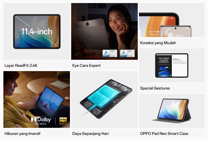 OPPO Pad Neo: Mengulik Keunggulan Tablet Minimalis untuk Hiburan & Produktivitas