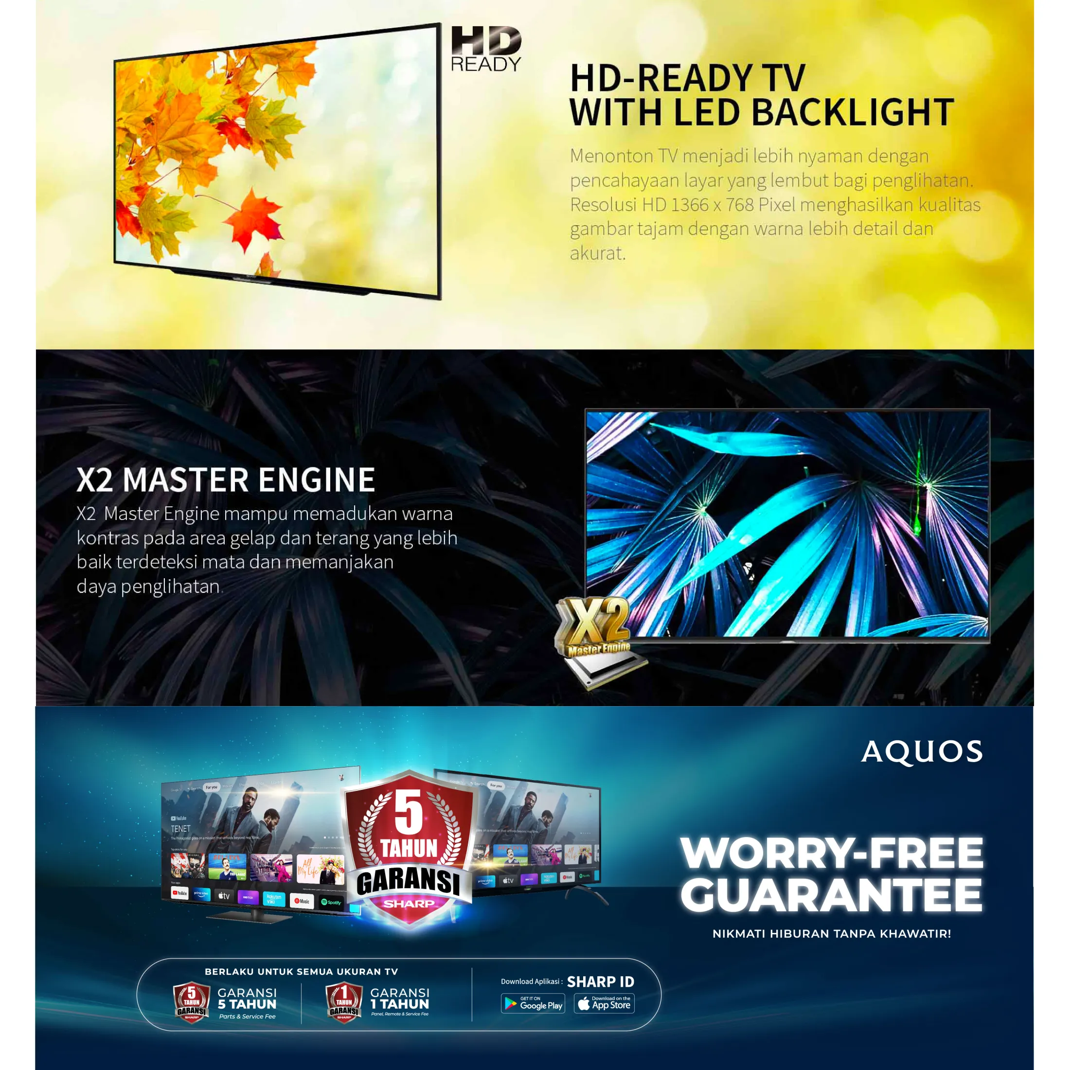 Cari TV Canggih dengan Harga Bersahabat? Sharp 2K Digital TV Jawabannya!
