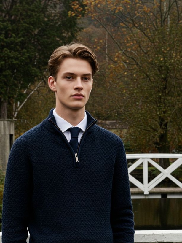 Kenapa Quarter-Zip Sweater Nggak Pernah Mati? Dari Lapangan Rugby Hingga Film Ikonik