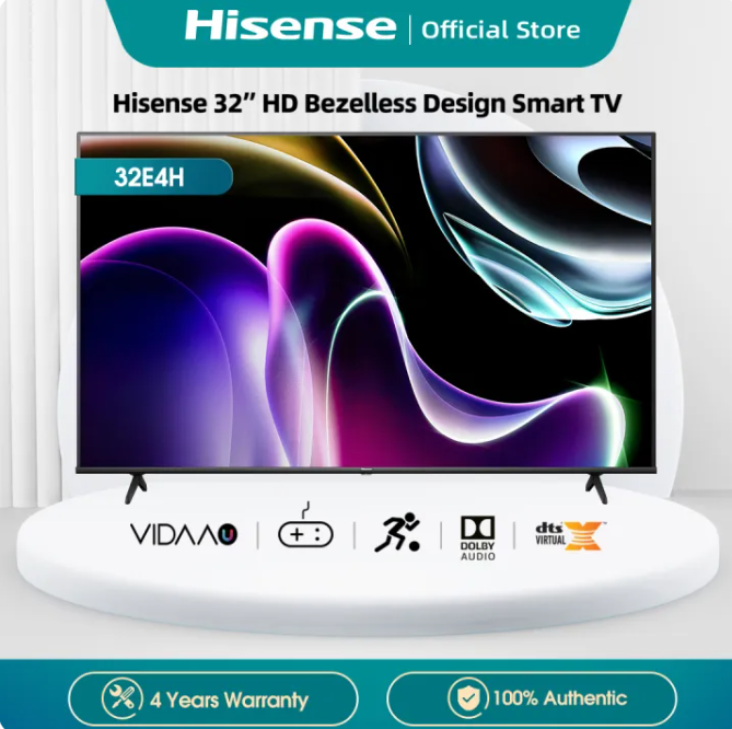 Hisense 32E4H Vidaa Smart TV, Harga Terjangkau dengan Fitur Lengkap