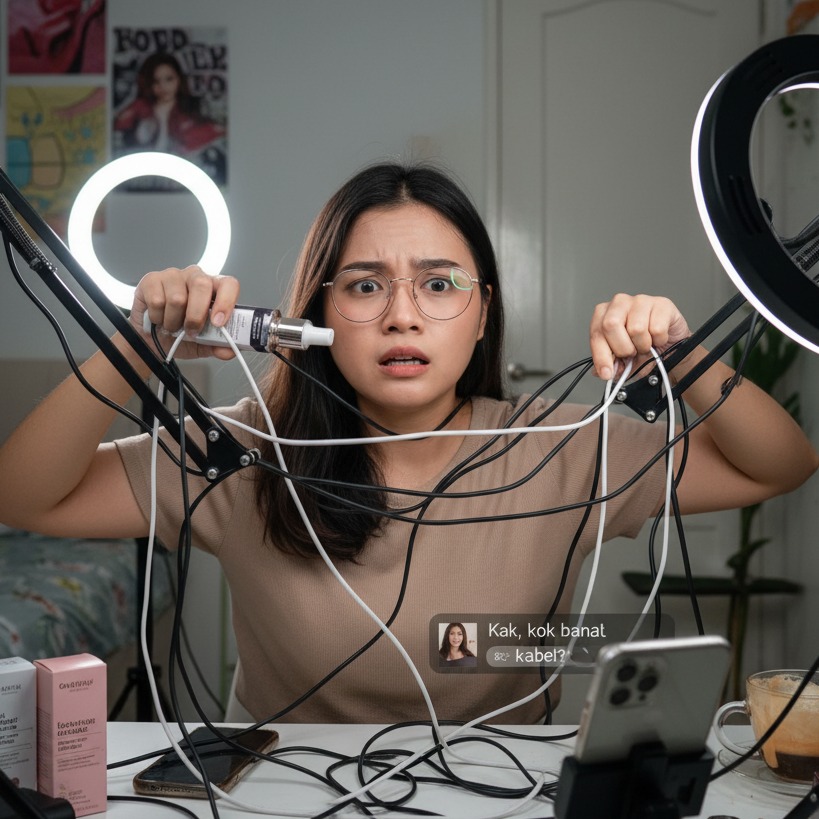Suara Gak Jelas Bikin Omzet Jualan Live Streaming Turun! Ini Trik Simpelnya