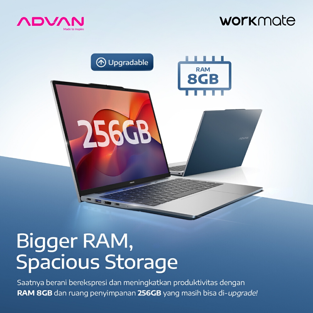 Intip Spesifikasi Laptop Advan WORKMATE AMD Ryzen 5 3500, Layak Dibeli?