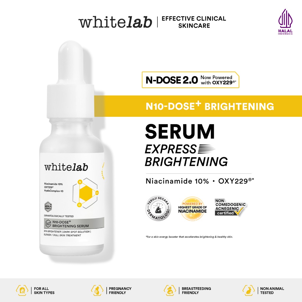 Wajah kusam dan bekas jerawat? Kenalan dulu dengan Whitelab A-Dose+ Glowing Serum