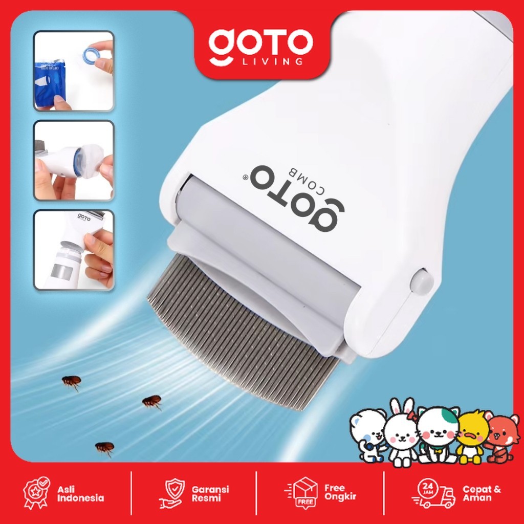 Kutu Rambut Susah Hilang? Coba Pakai Sisir Elektrik Pembasmi Kutu dari GOTO Living!