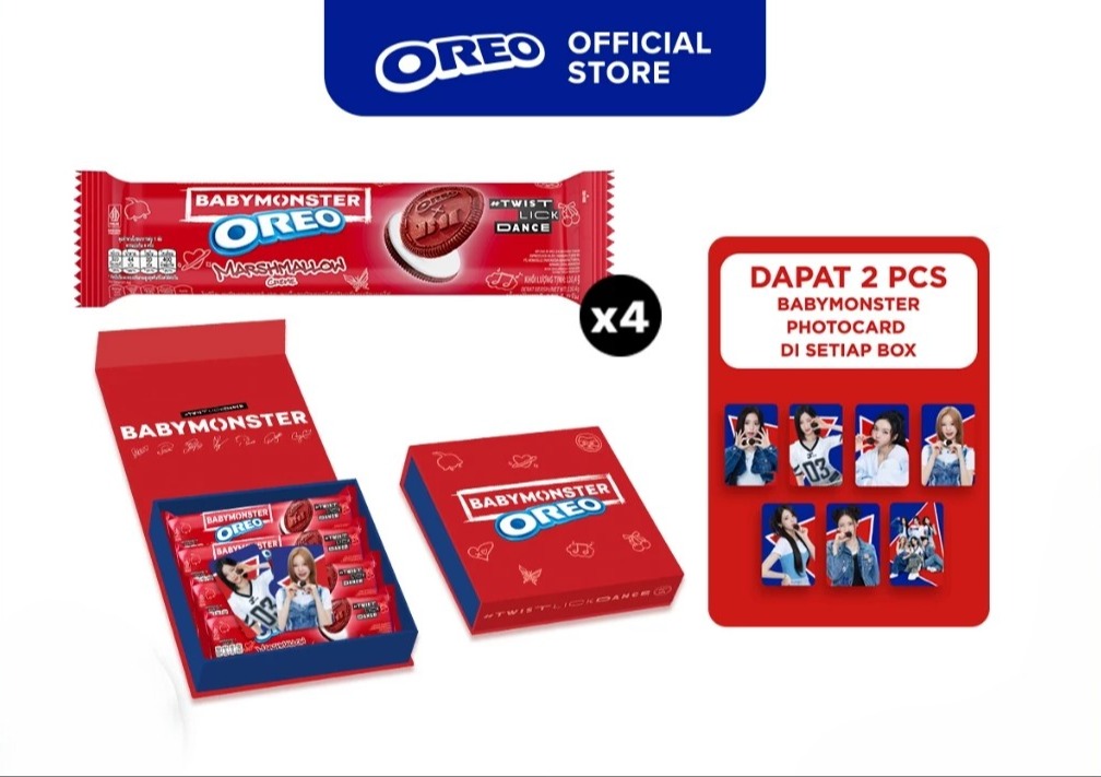 Kolaborasi Manis yang Bikin Heboh! Oreo Gandeng BABYMONSTER, Ada Photocard Eksklusif Loh!