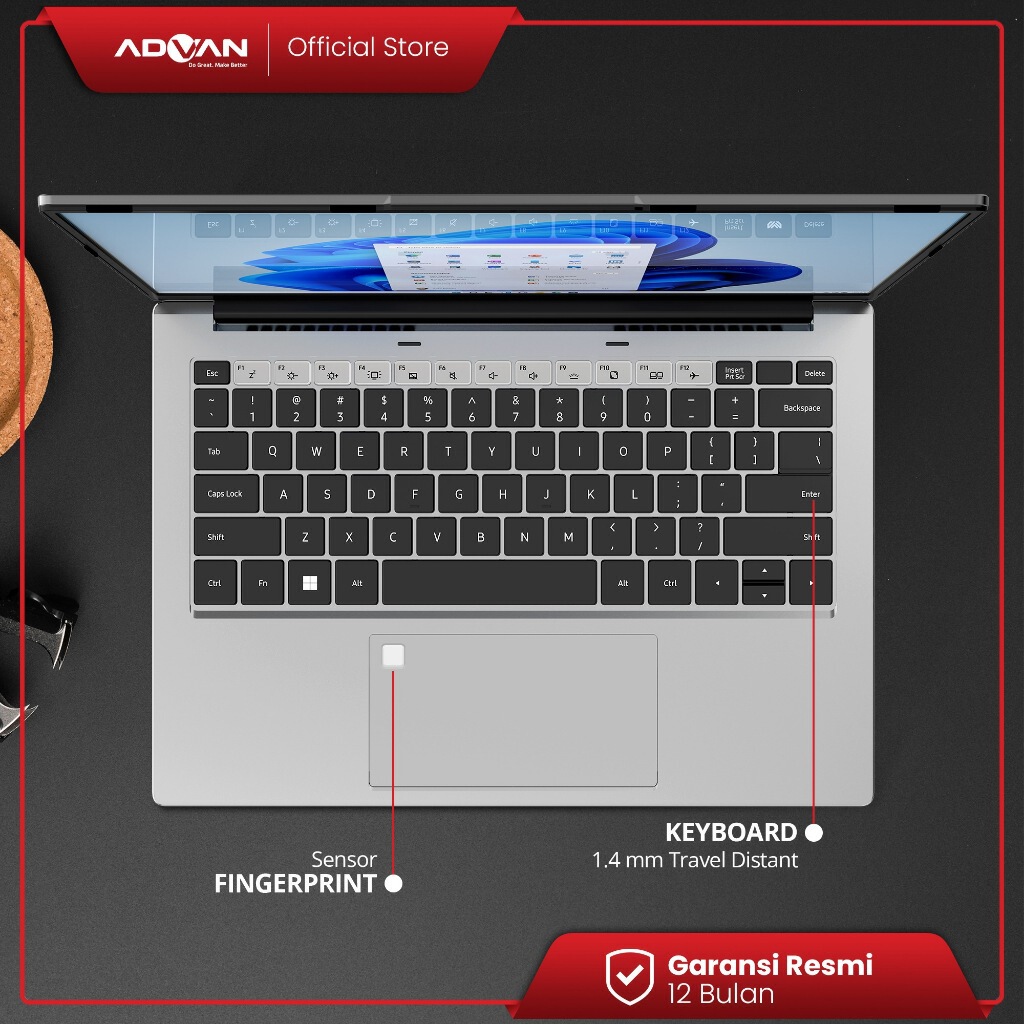 Spesifikasi Advan Laptop WorkPlus AMD Ryzen 5 6600H, Nyaman Buat Kerja?