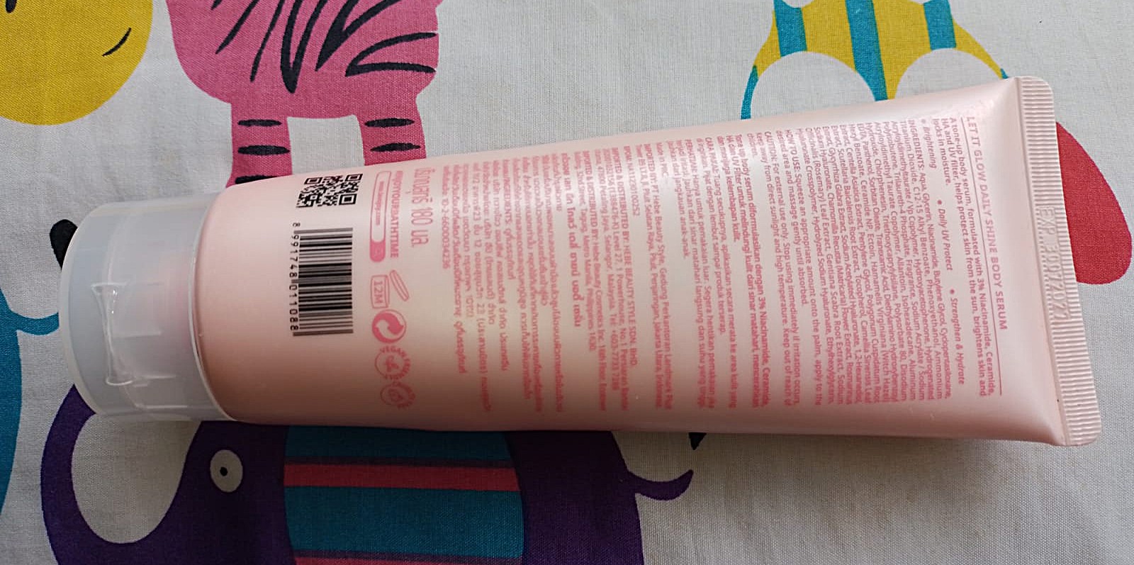 Review Lavojoy Let It Glow Daily Shine Body Serum Tone Up
