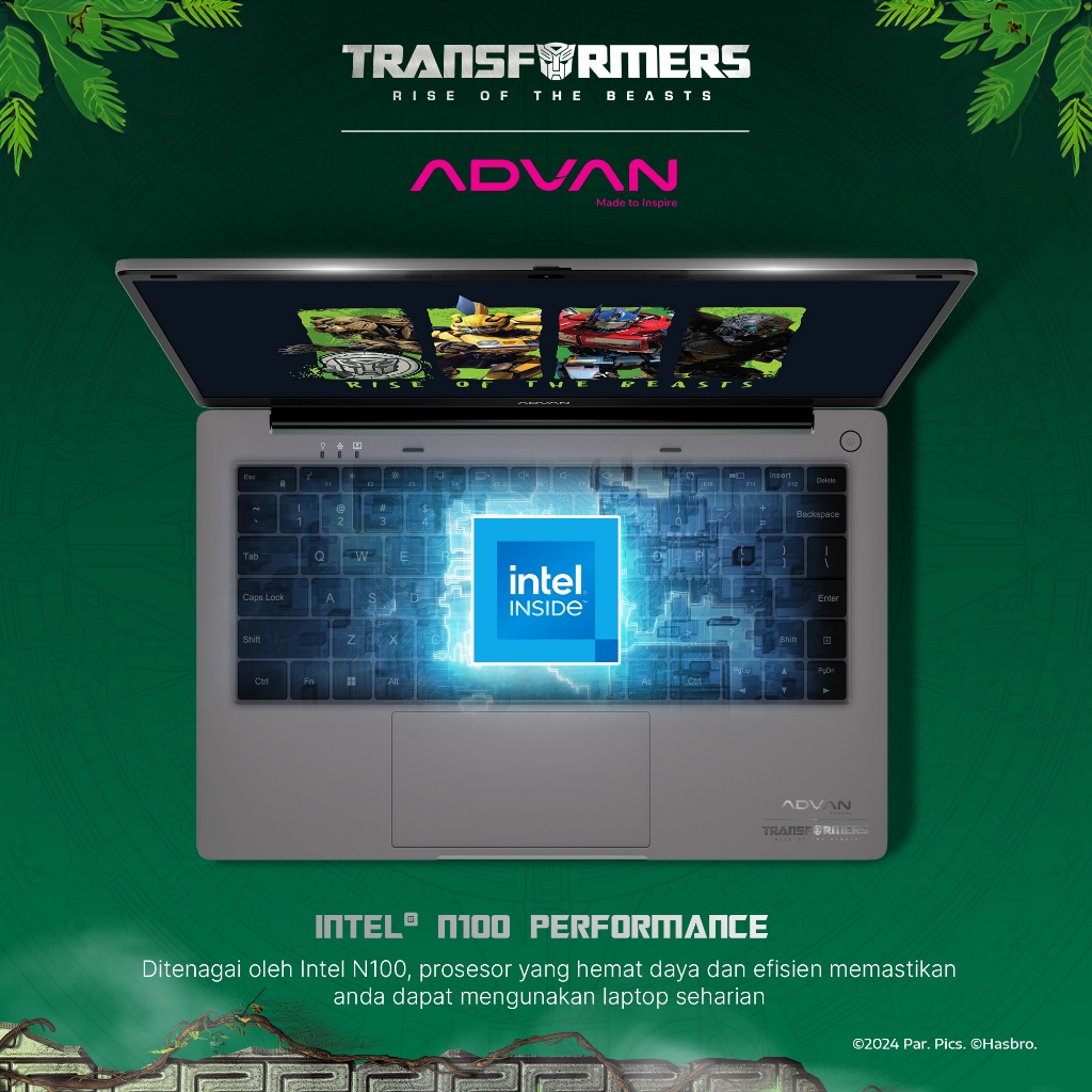ADVAN Laptop TBook X Transformers, Desain Keren dan Performa Andal Untuk Aktivitas Sehari-hari