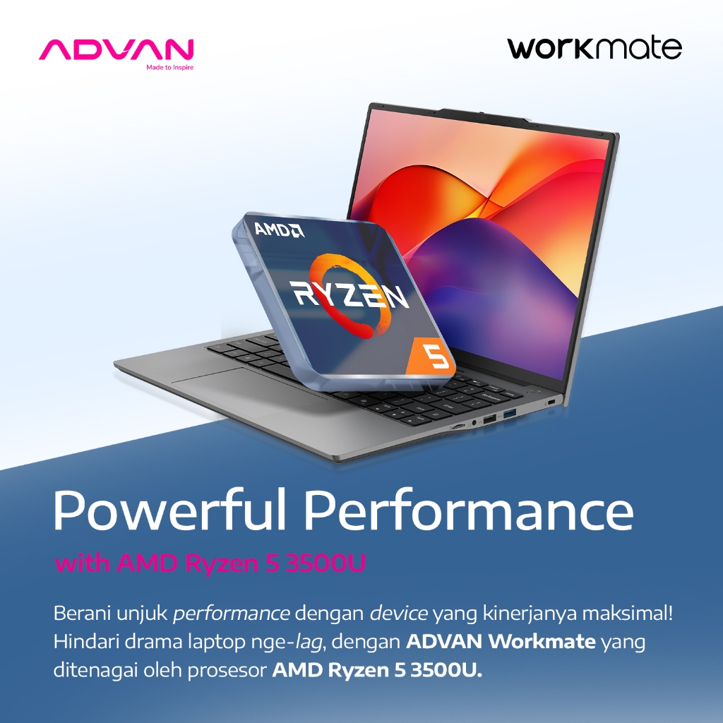 Butuh Laptop Untuk Bantu Awal Kariermu? ADVAN Laptop WorkMate Jawabannya!