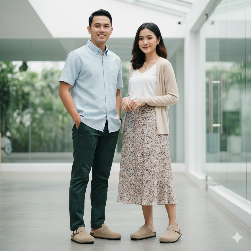 Alternatif Sepatu Kasual Classy dengan Clogs Synthetic Leather