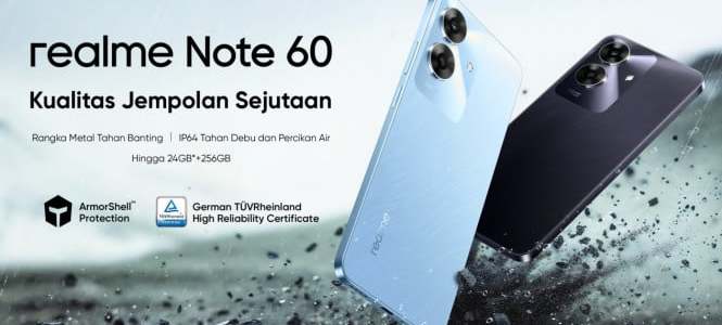 7 Kelebihan realme Note 60, HP Rp1 Jutaan dengan Fitur yang Oke