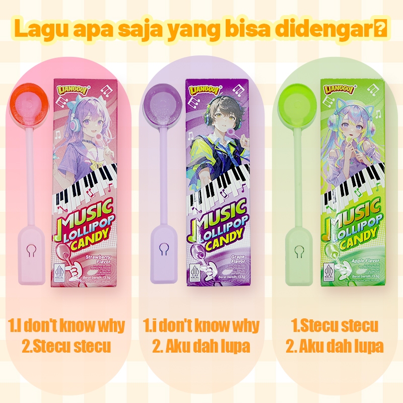 Ide Kado Unik, Music Lollipop, Permen Viral yang Ada Lagunya