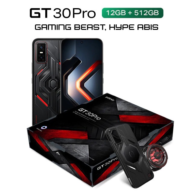Infinix GT 30 Pro Special Edition Nih Boss! Unboxing Dapat Fan Cooler dan Jersey ONIC Gratis
