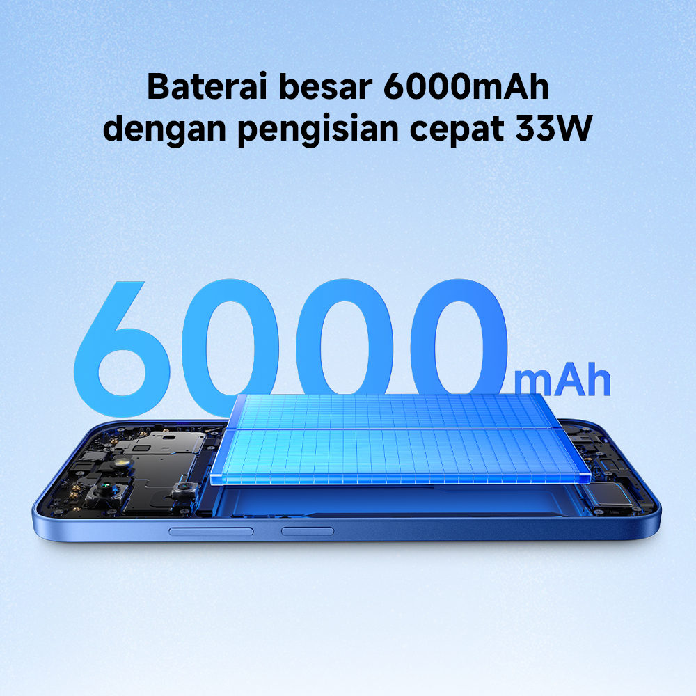 Xiaomi Redmi 15C, HP dengan Baterai Jumbo 6000 mAh dan Desain Ramping Elegan