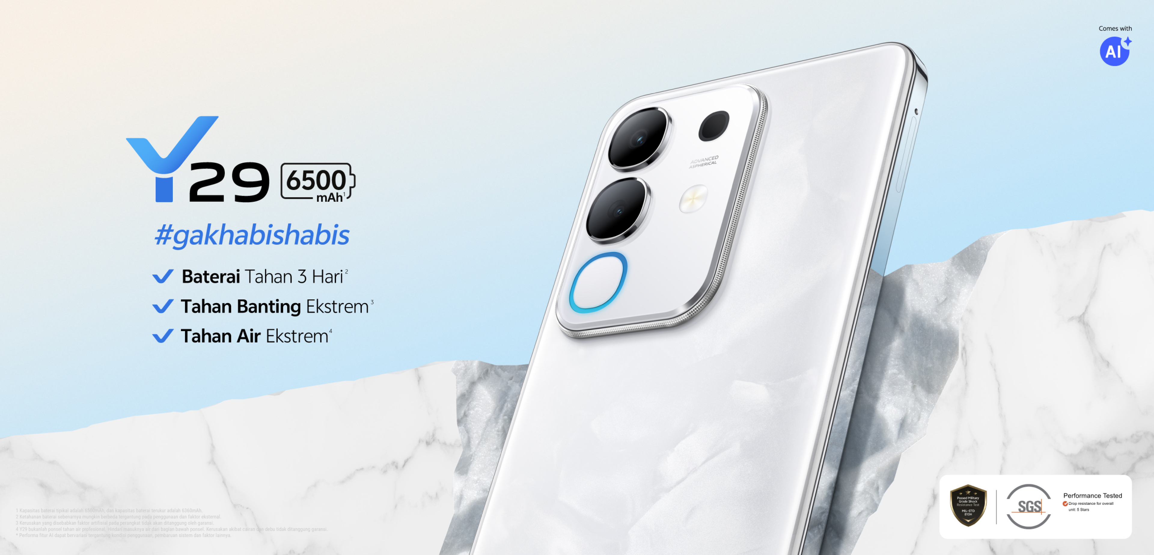 Smartphone Vivo Dengan Bodi Tangguh dan Baterai Jumbo, Yang Terbaik di Kelas 2 Jutaan