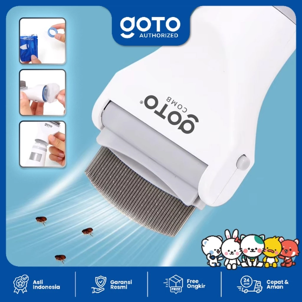 Capek Sama Kutu Rambut? Coba Sisir Elektrik GOTO Vacuum V-Comb