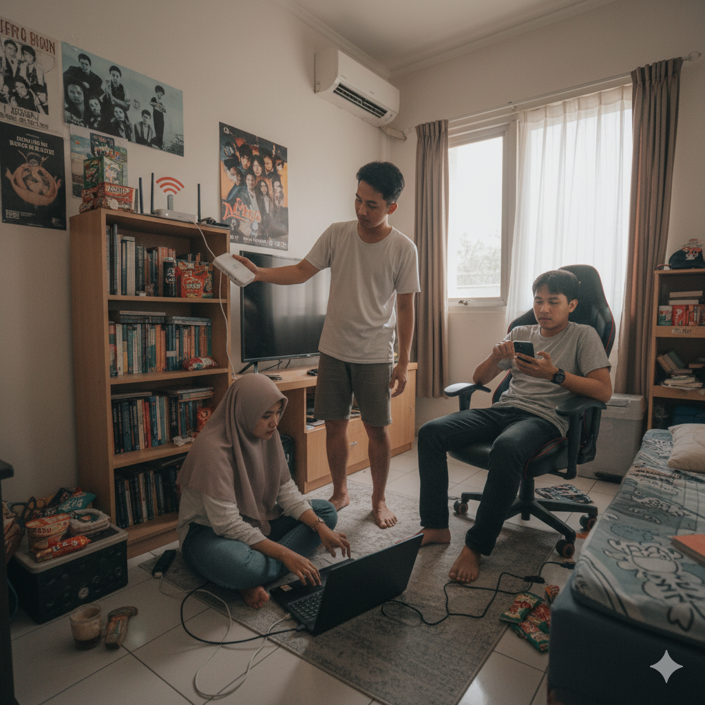 4 Tips Ampuh Biar Internetan di Kosan Makin Stabil dan Gak Sering Putus
