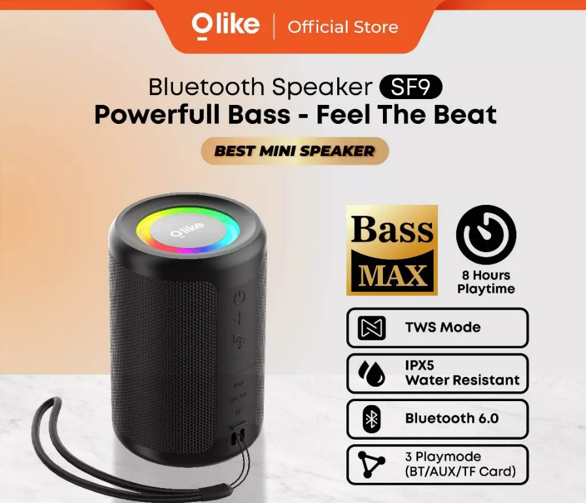 Review Olike Bluetooth Speaker SF9: Speaker Entry-Level, Rasa Mid-Level