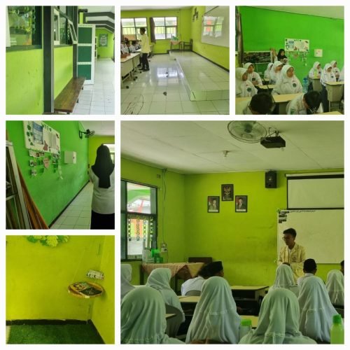 Kelas-Kelas MTsN 2 Jember Disulap Jadi Ruang Belajar Aesthetic: Green, Clean, dan Penuh Literasi