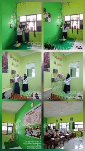 Kelas-Kelas MTsN 2 Jember Disulap Jadi Ruang Belajar Aesthetic: Green, Clean, dan Penuh Literasi