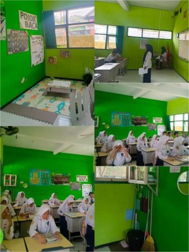 Kelas-Kelas MTsN 2 Jember Disulap Jadi Ruang Belajar Aesthetic: Green, Clean, dan Penuh Literasi