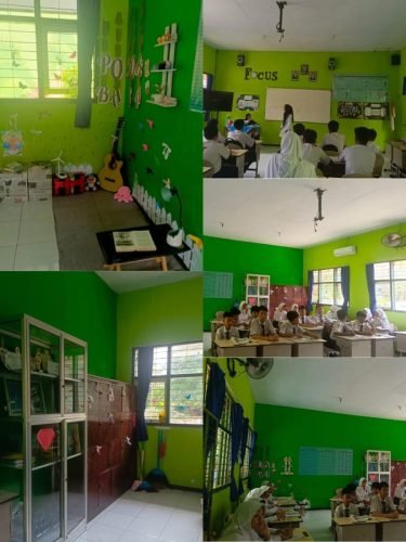 Kelas-Kelas MTsN 2 Jember Disulap Jadi Ruang Belajar Aesthetic: Green, Clean, dan Penuh Literasi