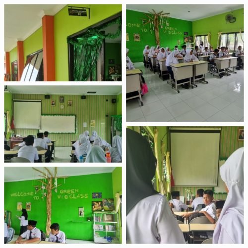 Kelas-Kelas MTsN 2 Jember Disulap Jadi Ruang Belajar Aesthetic: Green, Clean, dan Penuh Literasi
