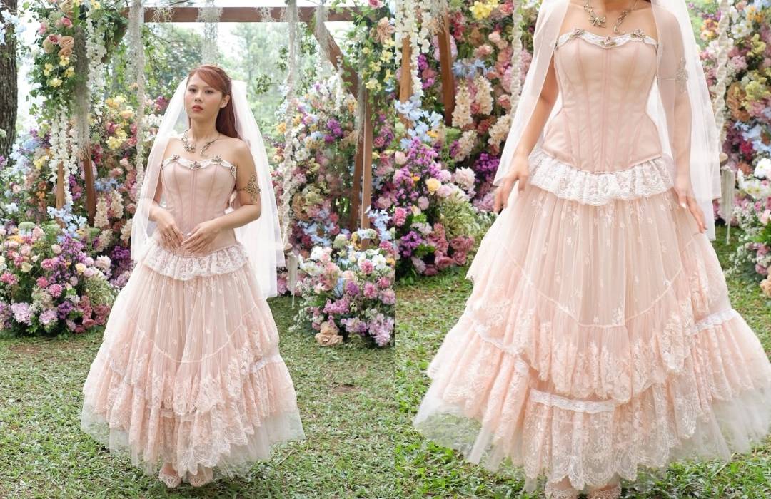 Viral! Konsep Enchanted Forest & Gaun Pink Coquette ala Nadin Amizah yang Bikin Pengen Nikah Cepat-Cepat