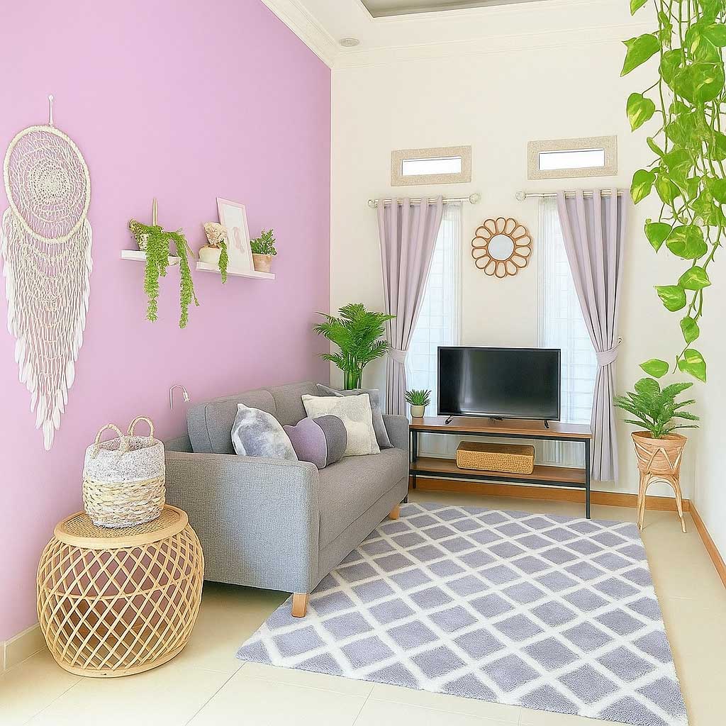 10+ Ide Ruang Tamu Ungu yang Elegan: dari Pastel Lembut sampai Klasik Mewah