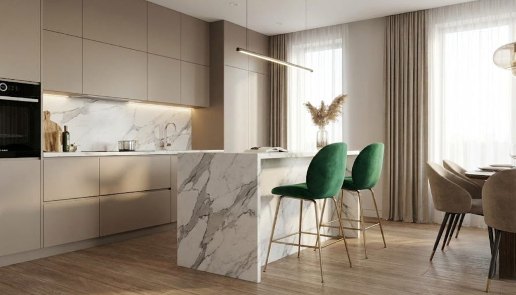 7 Ide Dapur Mini Bar Minimalis yang Bikin Rumah Sempit Terasa Super Lapang