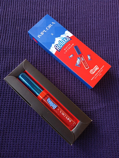 Lip Cream IMPLORA X RELAXA Rasa Permen: Bikin Bibir Merona dan Auto Happy!