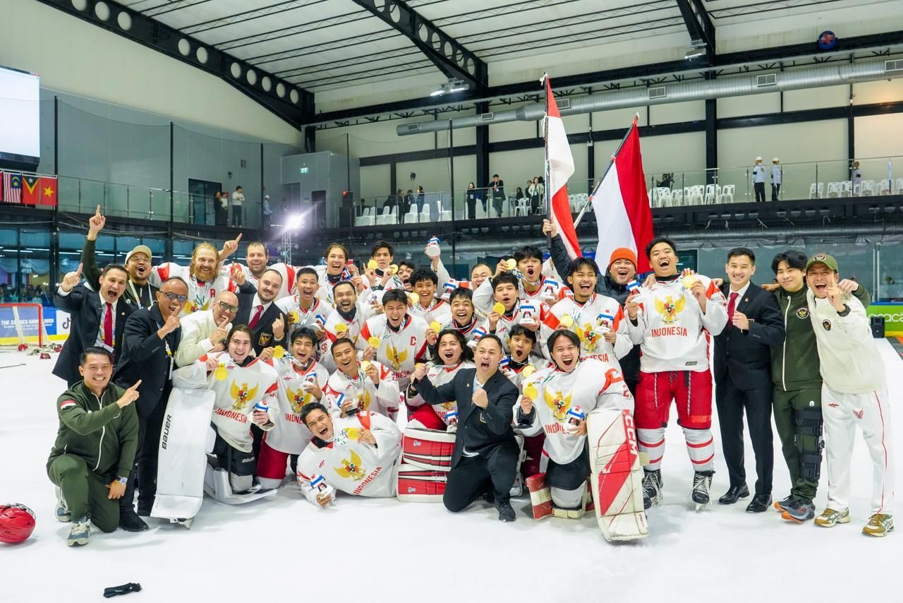Dari Dinding Es ke Panggung SEA Games: Kisah Emas Daffa, Mahasiswa UMN di Ice Hockey 2025