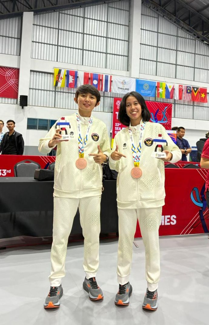 Akyko Micheel Kapito, Polwan Sulteng yang Bikin Geger Teqball SEA Games 2025