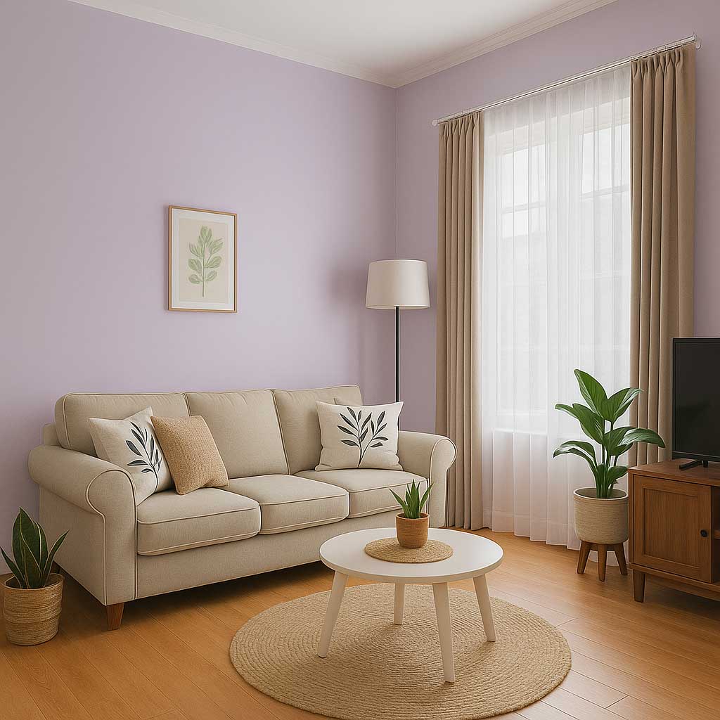 10+ Ide Ruang Tamu Ungu yang Elegan: dari Pastel Lembut sampai Klasik Mewah