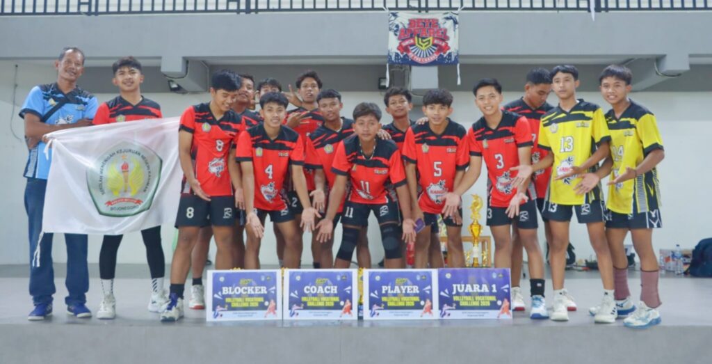 SMKN Kasiman Borong Gelar! Juara 1, Best Player, Best Blocker, sampai Best Coach di Fun Game Voli Bojonegoro