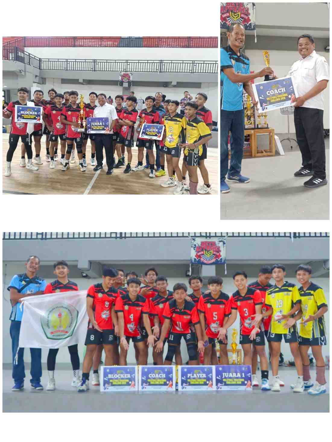 SMKN Kasiman Borong Gelar! Juara 1, Best Player, Best Blocker, sampai Best Coach di Fun Game Voli Bojonegoro