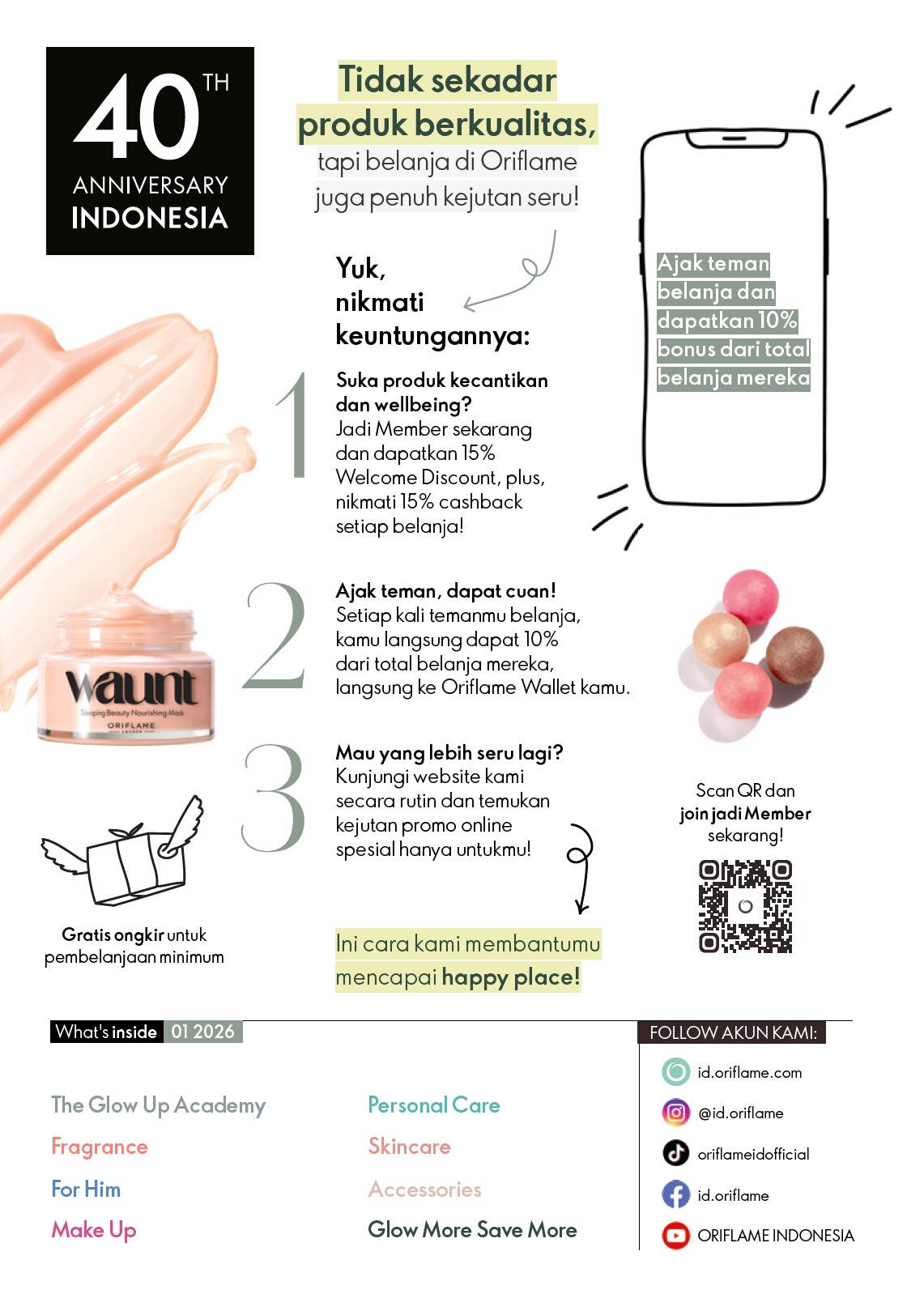 Katalog Oriflame Januari 2026: Panduan Belanja Cantik, Wangi, dan Super Lembap!