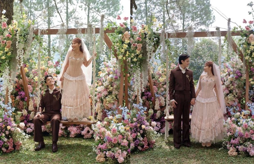 Viral! Konsep Enchanted Forest & Gaun Pink Coquette ala Nadin Amizah yang Bikin Pengen Nikah Cepat-Cepat