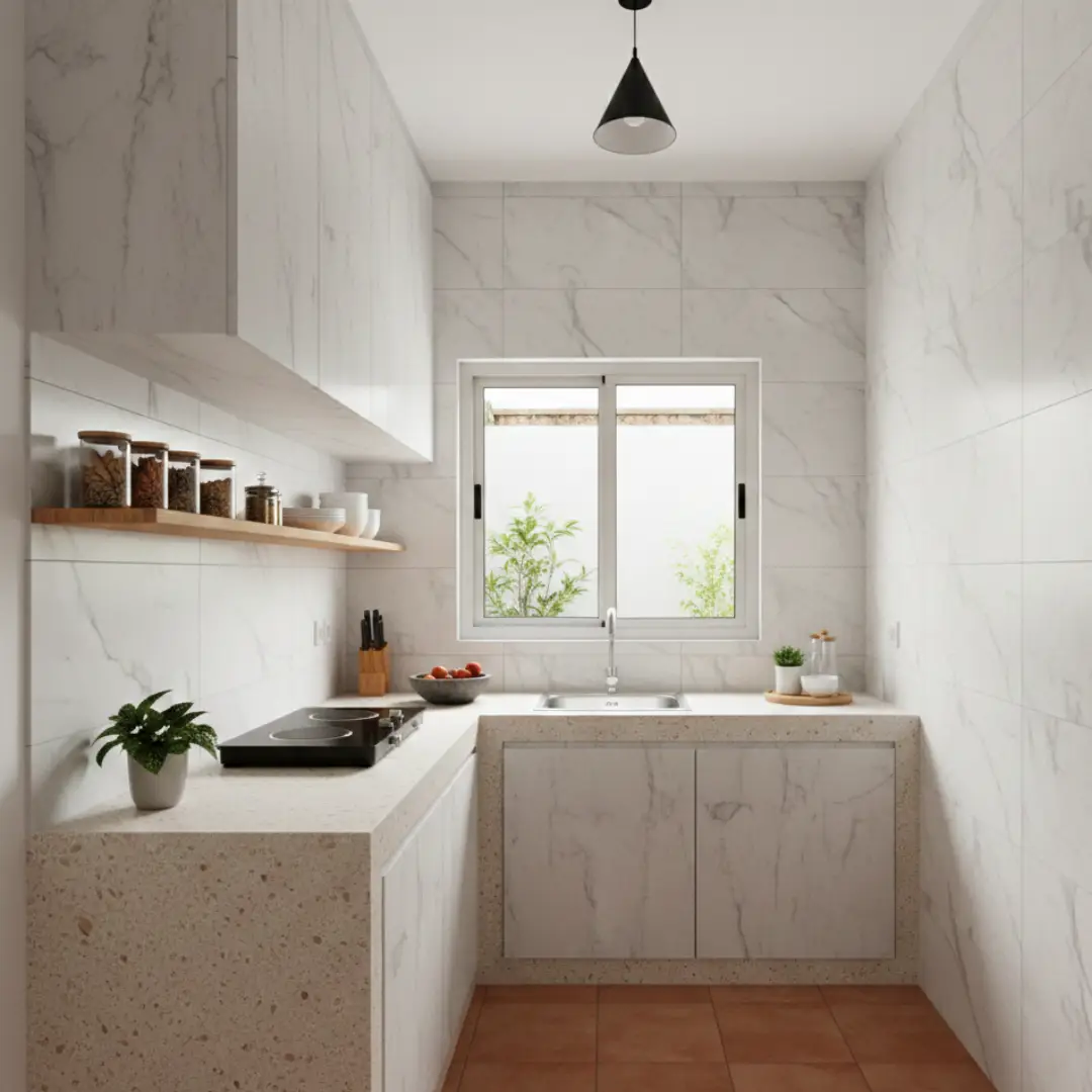 Dapur Mini Rasa Skandinavia: Trik Bikin Kitchen Set Murah Terlihat Super Mewah