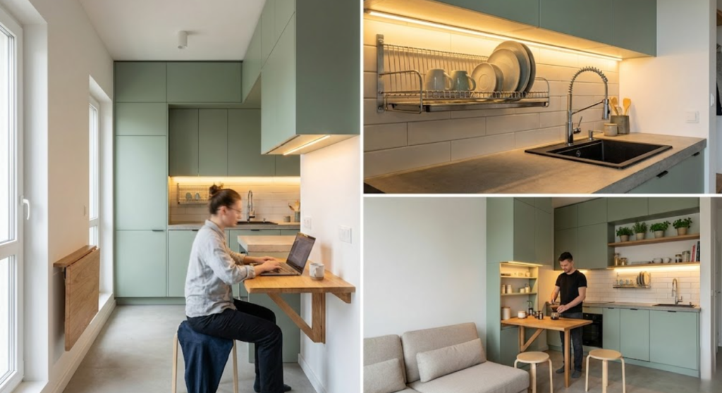 7 Ide Dapur Mini Bar Minimalis yang Bikin Rumah Sempit Terasa Super Lapang