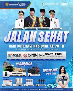 Jalan Sehat Berhadiah Umroh: Rayakan Hari Koperasi Sambil Jaga Gaya Hidup Sehat!