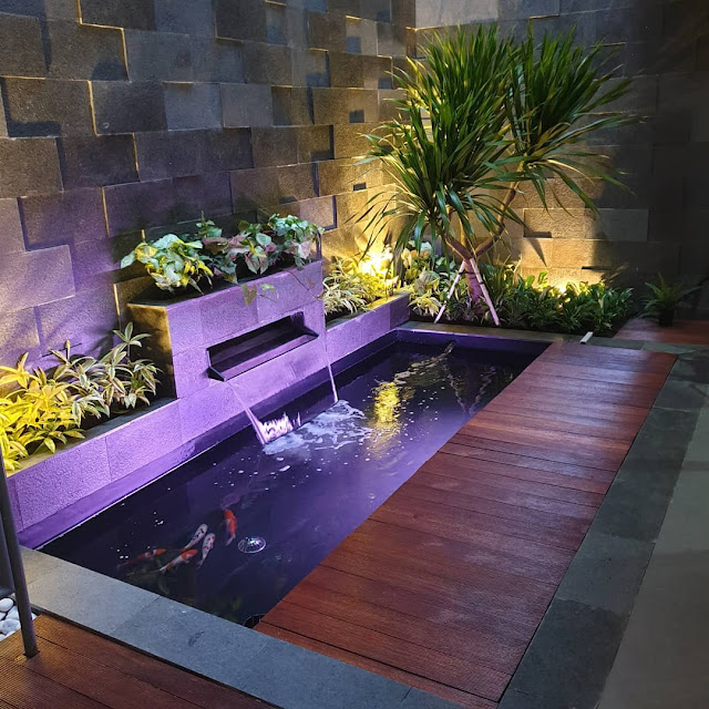 10+ Ide Kolam Air Terjun Batu Alam yang Bikin Taman Rumah Auto Mewah dan Adem
