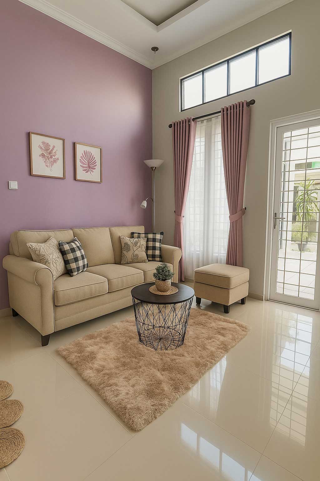 10+ Ide Ruang Tamu Ungu yang Elegan: dari Pastel Lembut sampai Klasik Mewah