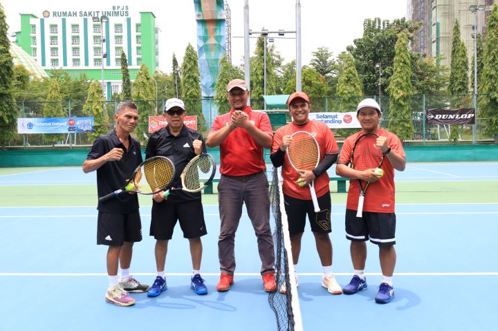 Festival Tenis Profesor 2025: Saat Para Akademisi Unjuk Gigi di Lapangan UNIMUS