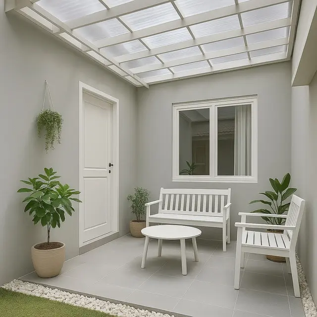 11 Ide Teras Rumah Simple tapi Elegan: Rahasia Bikin Hunian 2025 Makin Modern dan Estetik