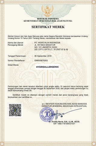 HydroAllergenic® Resmi Terdaftar HAKI: Teknologi Pembersih Ramah Keluarga yang Lindungi Rumah dari Tungau