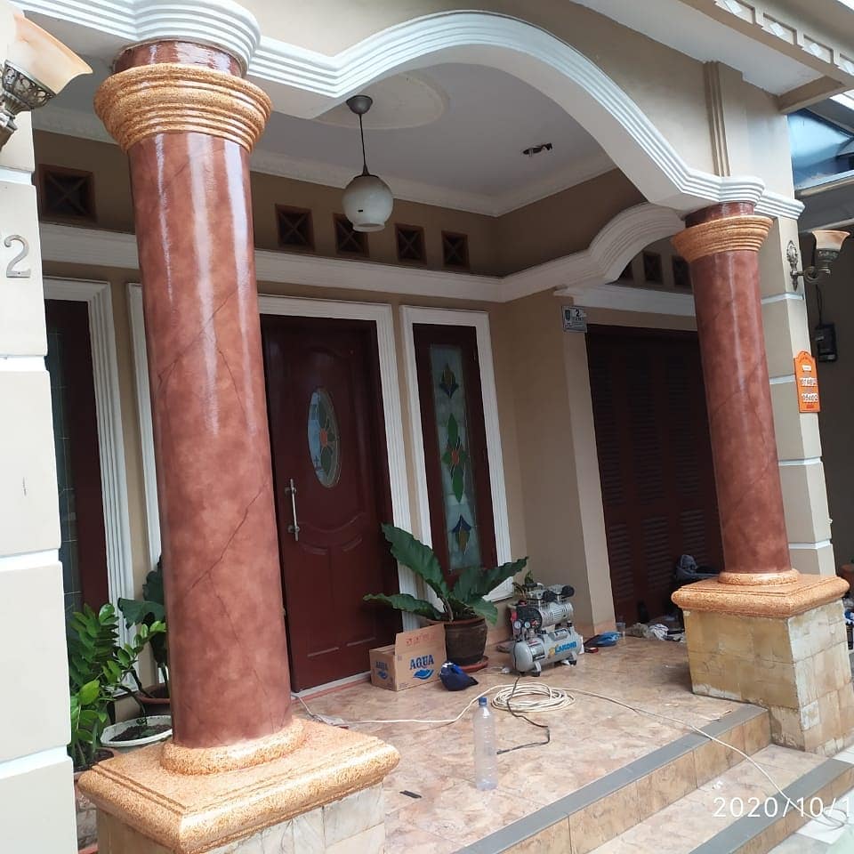 Bikin Rumah Minimalis di Probolinggo Sekelas Galeri Seni dengan Cat Wash
